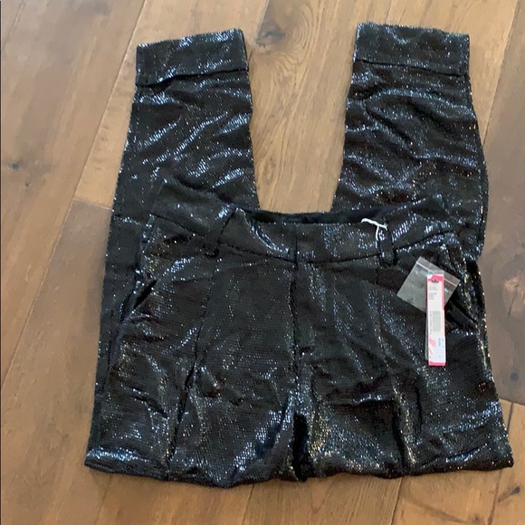 Alice + Olivia Arthur Sequin Pants NWT Size 2 - Picture 2 of 7